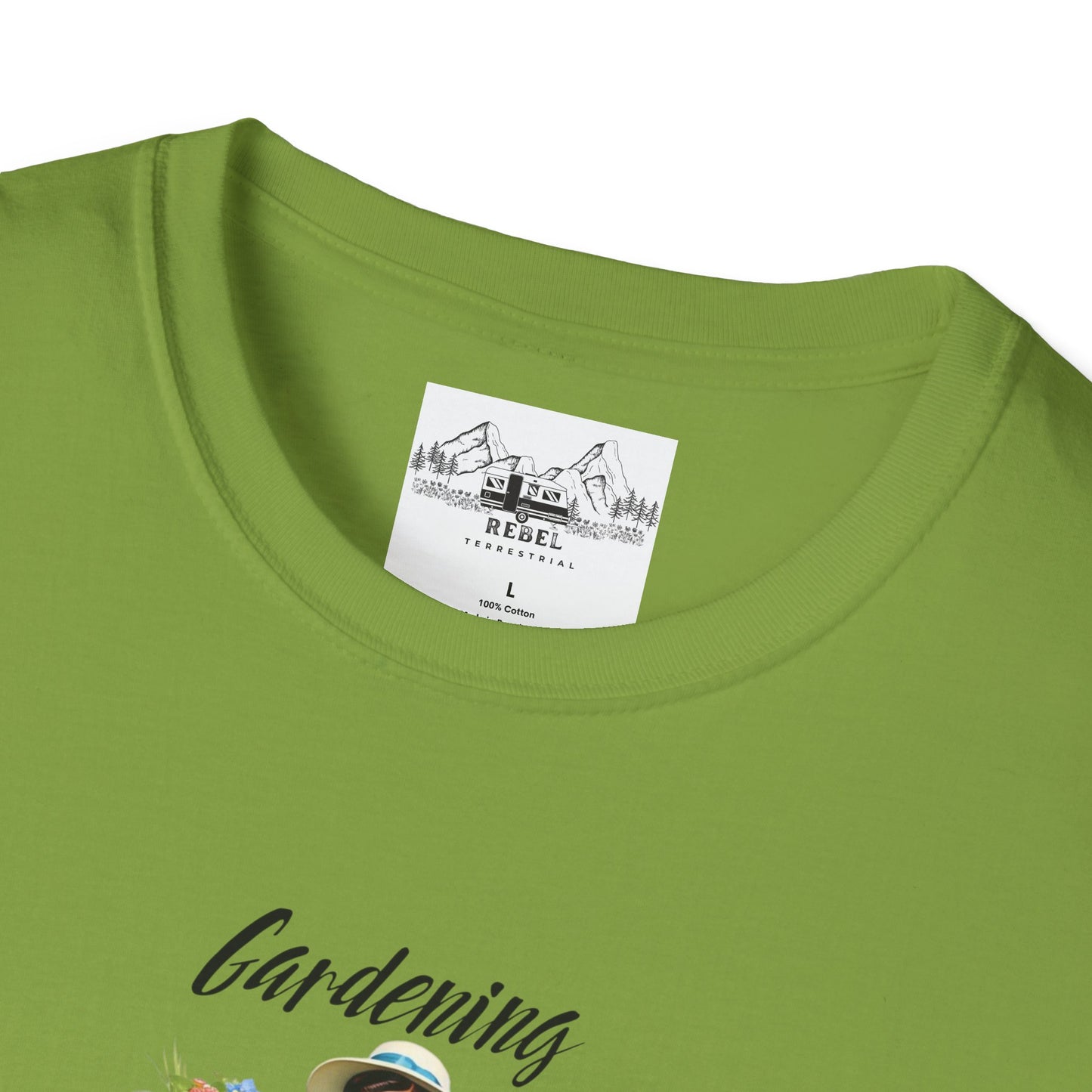 Gardening, Because Murder is Wrong – Vintage Humor T-Shirt