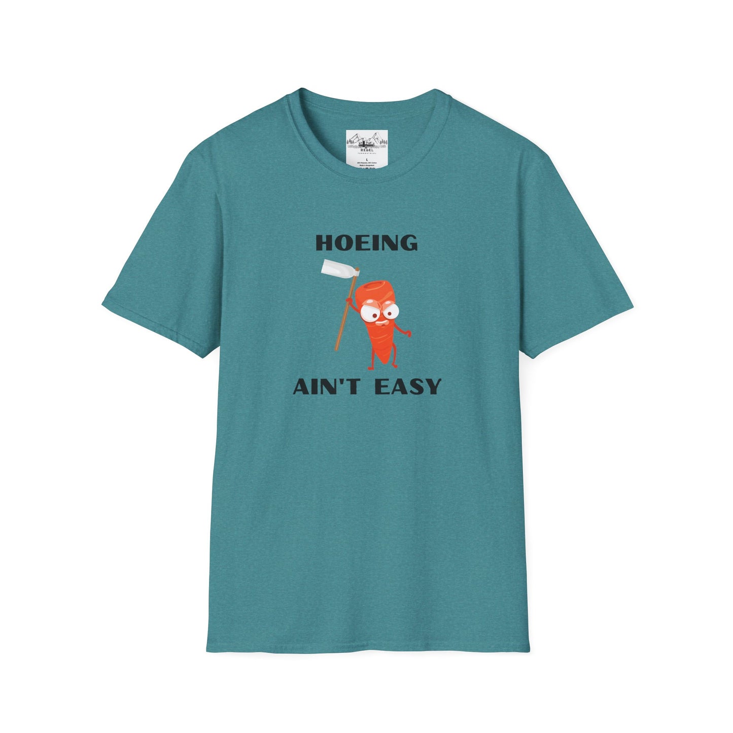 "Hoeing Ain't Easy" – Funny Gardening T-Shirt