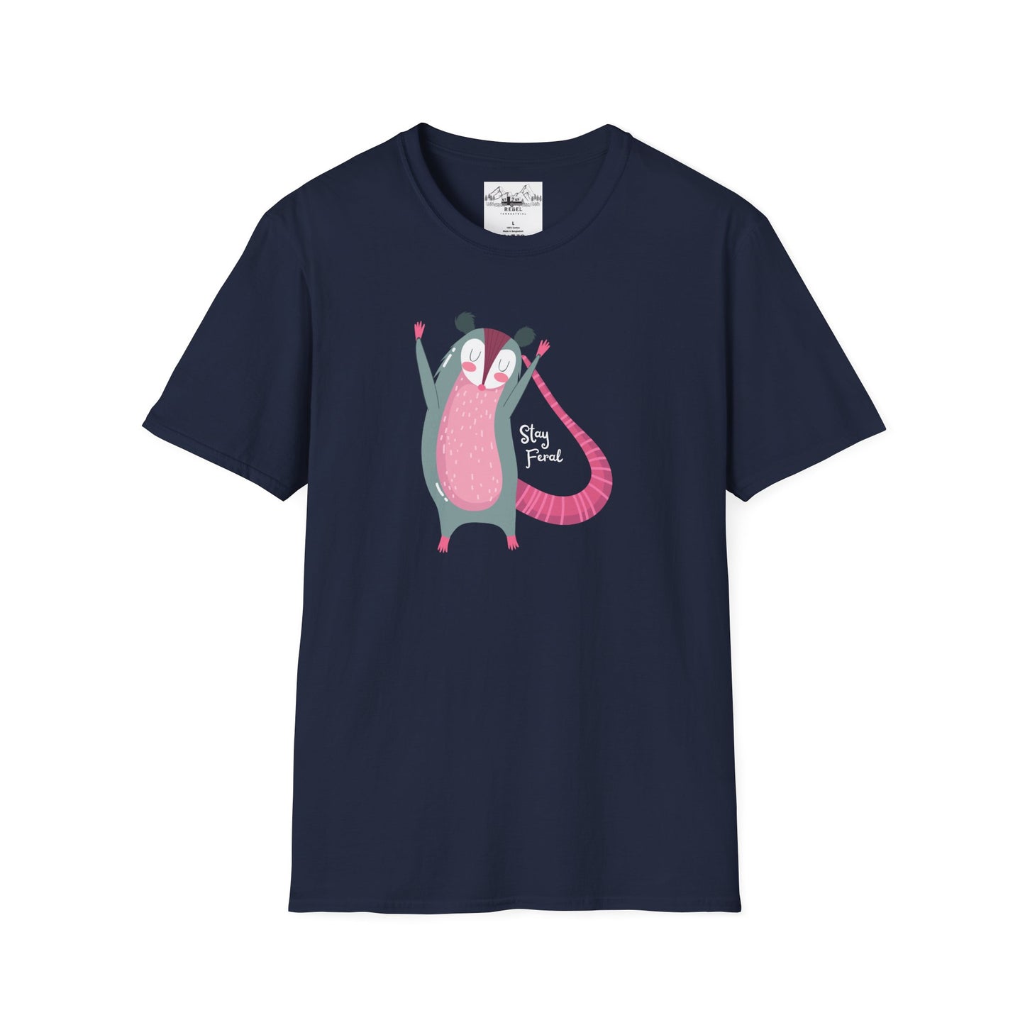Stay Feral β Happy Possum T-Shirt