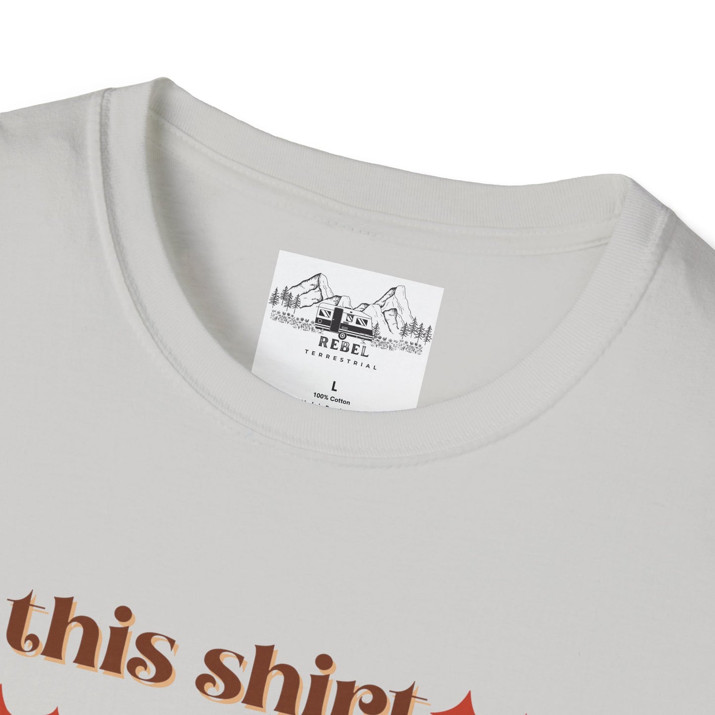 This Shirt Smells Like Campfire – Cozy Outdoorsy Unisex Softstyle T-Shirt