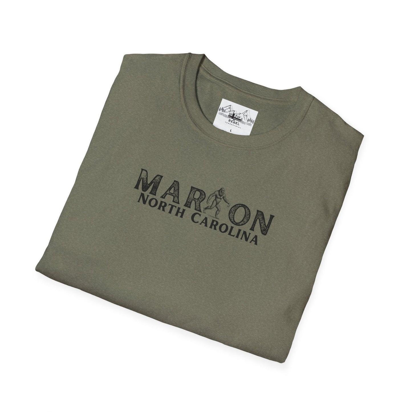 Marion North Carolina Bigfoot T-Shirt – Unisex Softstyle Tee