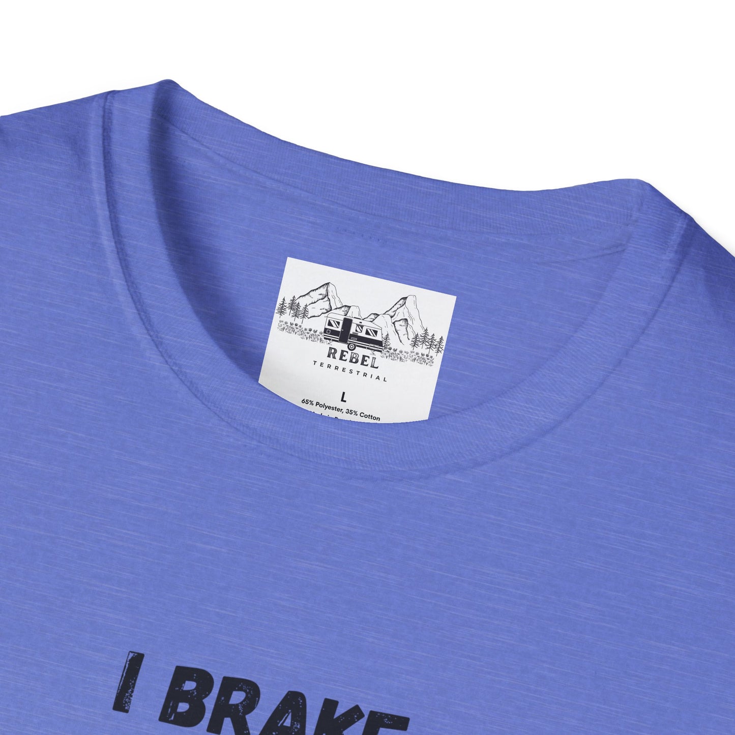 I Brake for Turtles – Funny Motorcycle & Wildlife Awareness Tee
