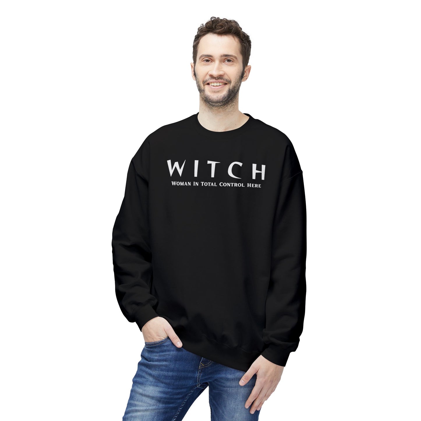 WITCH - Woman In Total Control Here Crewneck Sweatshirt