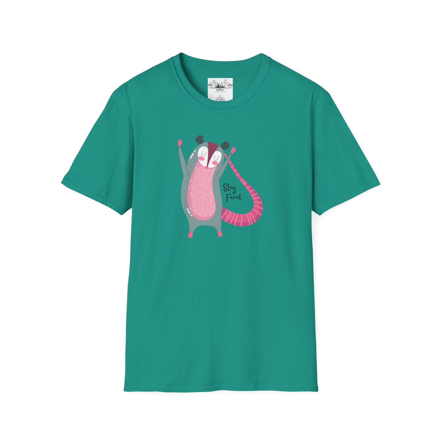 Stay Feral β Happy Possum T-Shirt