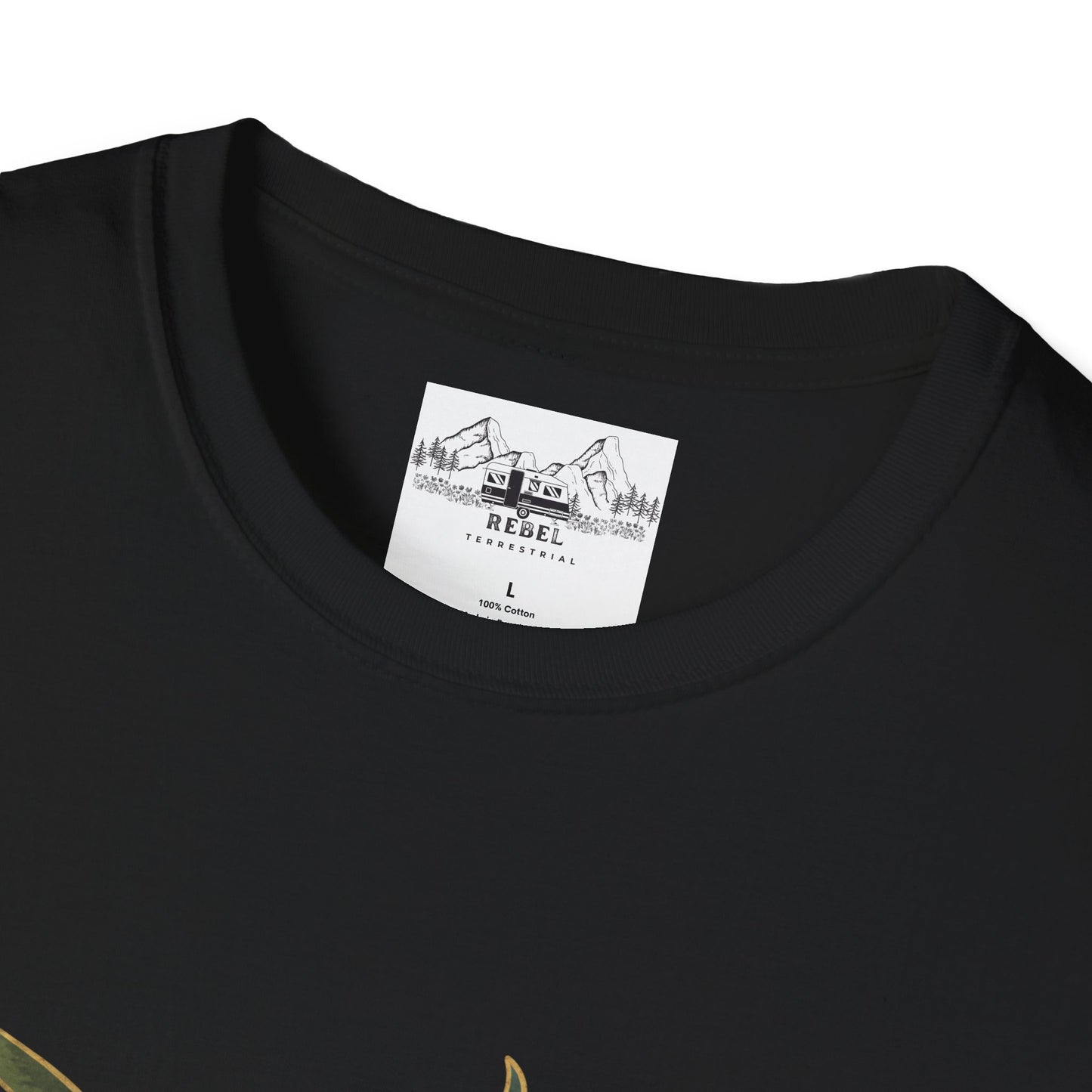 Nature Alone Is Antique – Old World Mushroom Unisex Softstyle T-Shirt | Thomas Carlyle Quote