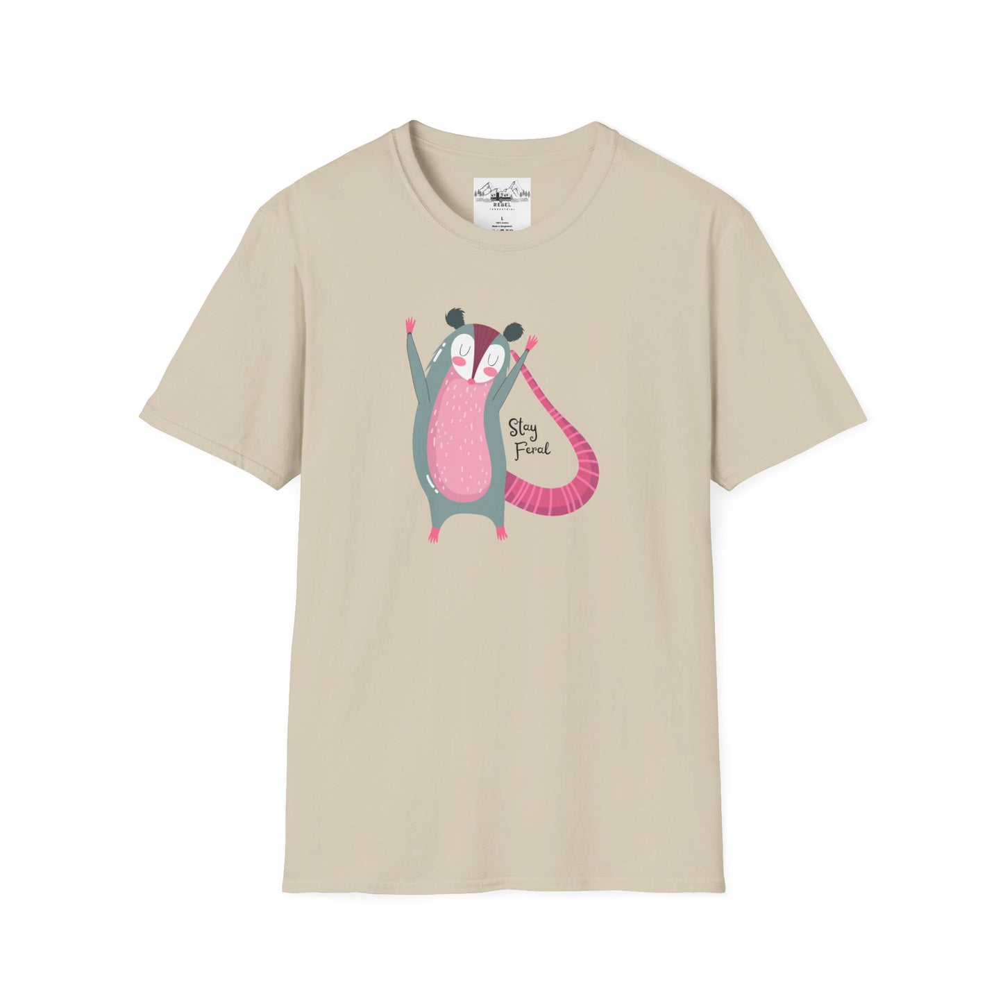Stay Feral β Happy Possum T-Shirt
