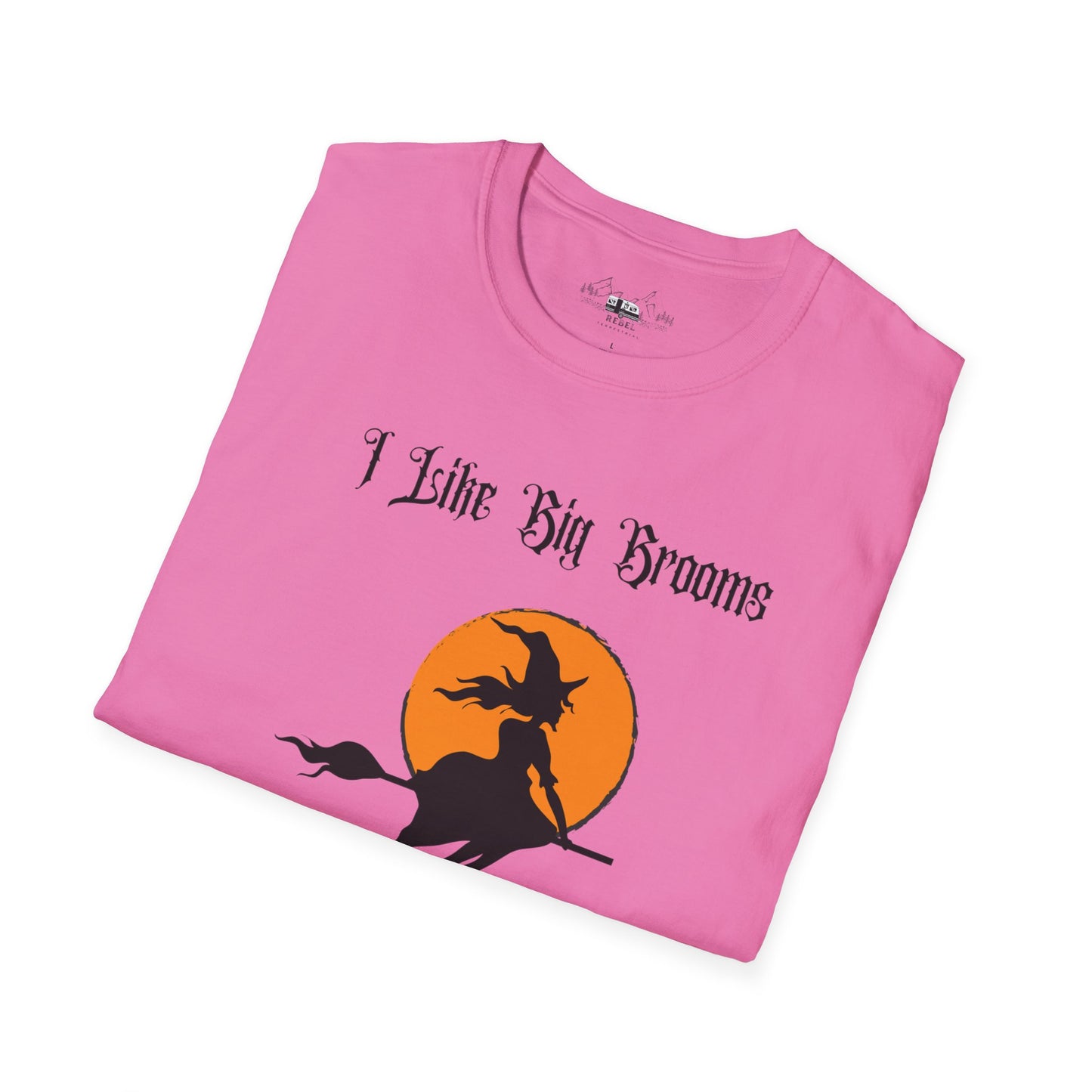 "I Like Big Brooms" Gothic Witch Unisex T-Shirt