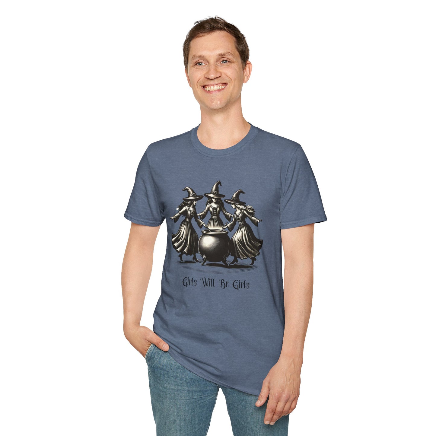 "Girls Will Be Girls" Witches Unisex T-Shirt
