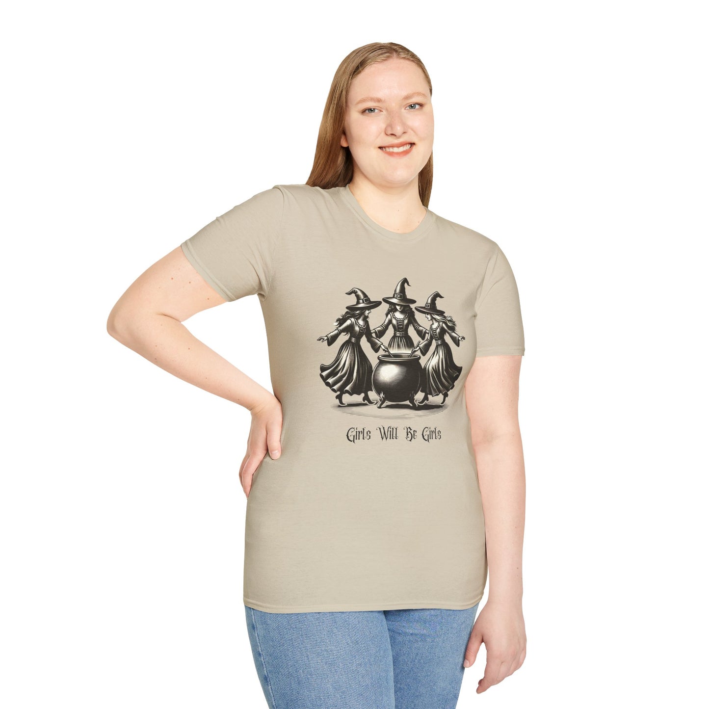 "Girls Will Be Girls" Witches Unisex T-Shirt