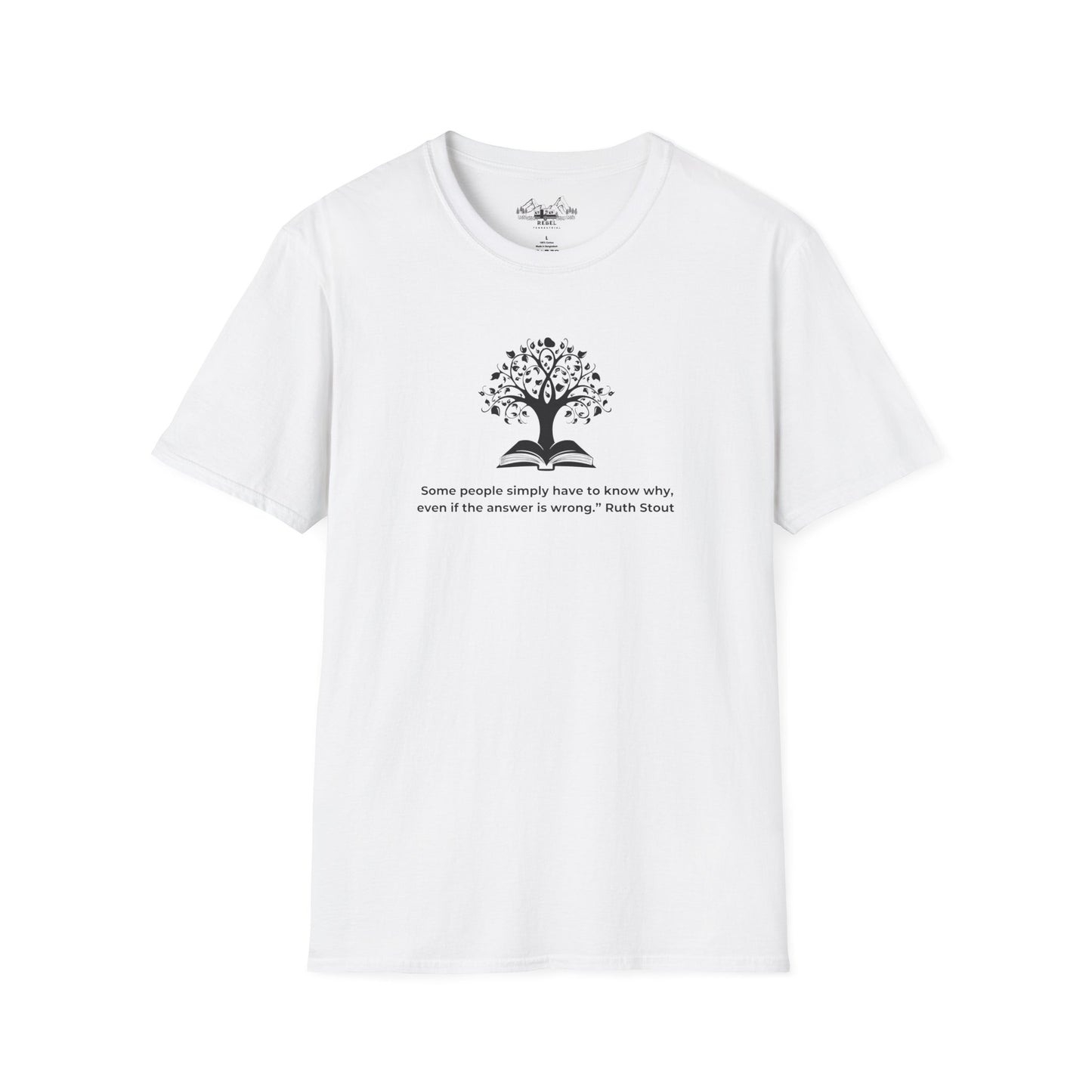 Tree of Knowledge β Ruth Stout Quote T-Shirt