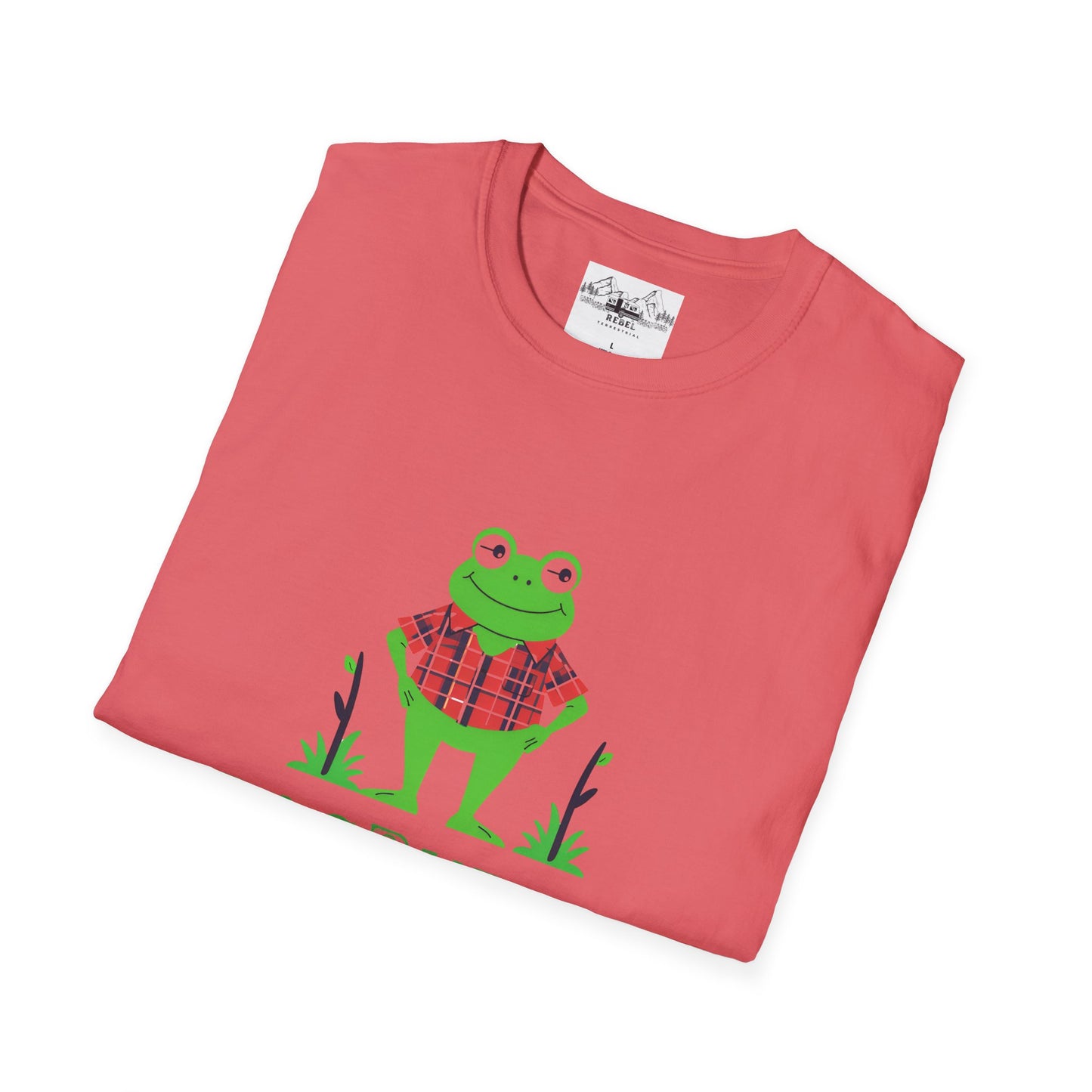 Cartoon Frog "Dagburnit" Unisex Softstyle T-Shirt – Southern Charm Meets Cozy Style
