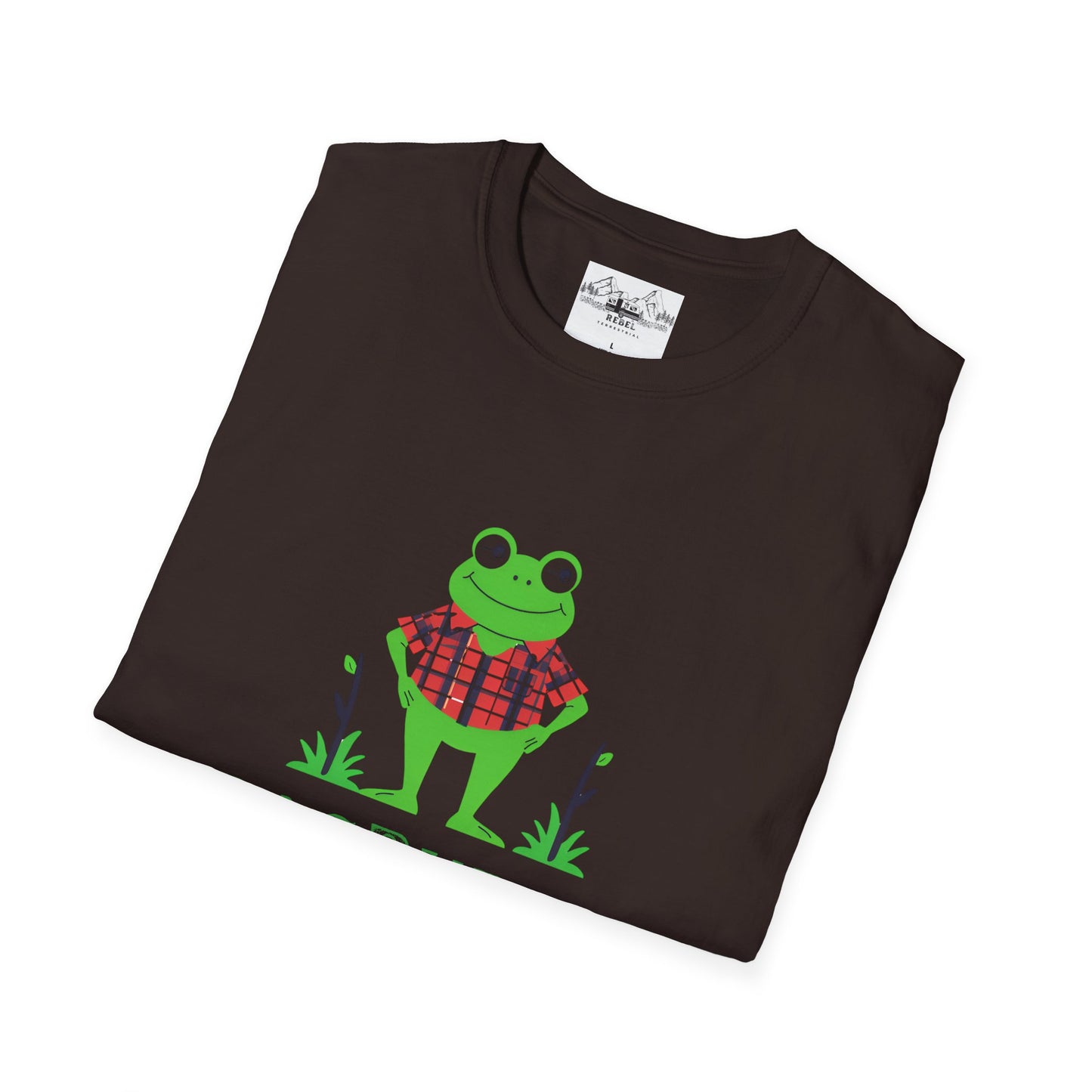 Cartoon Frog "Dagburnit" Unisex Softstyle T-Shirt – Southern Charm Meets Cozy Style