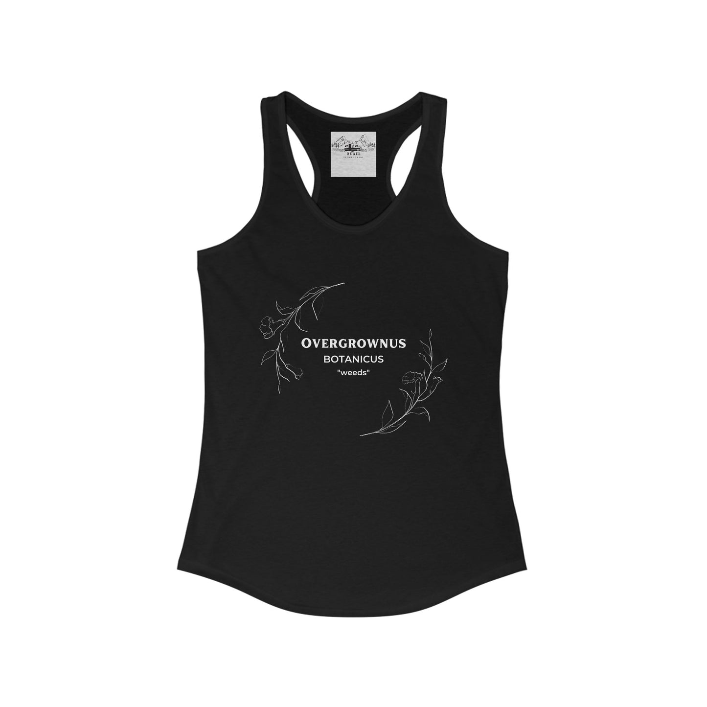 Overgrownus; Botanicus: Weeds – Women's Racerback Tank