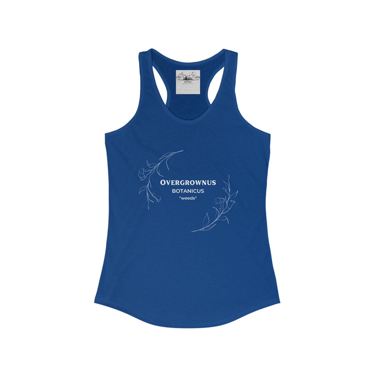 Overgrownus; Botanicus: Weeds – Women's Racerback Tank