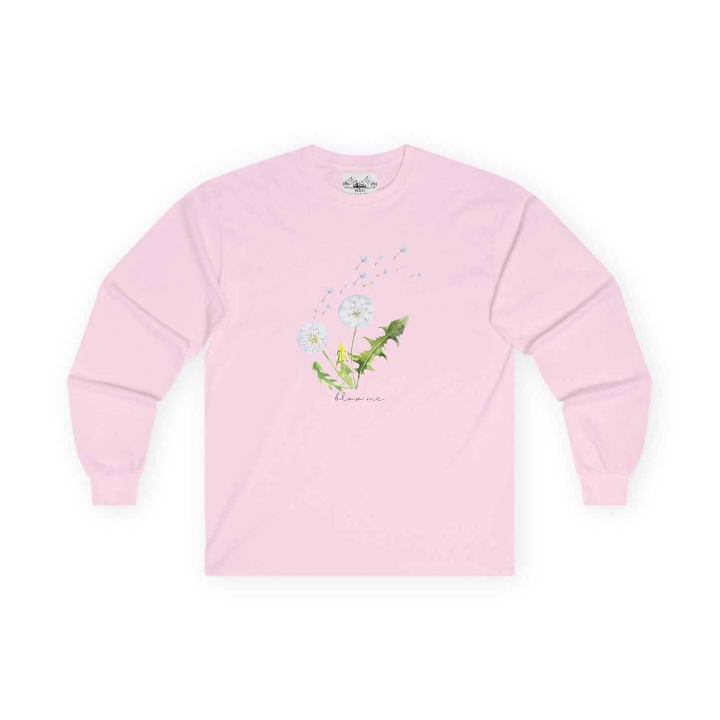 "Blow Me" Dandelion Long Sleeve Tee