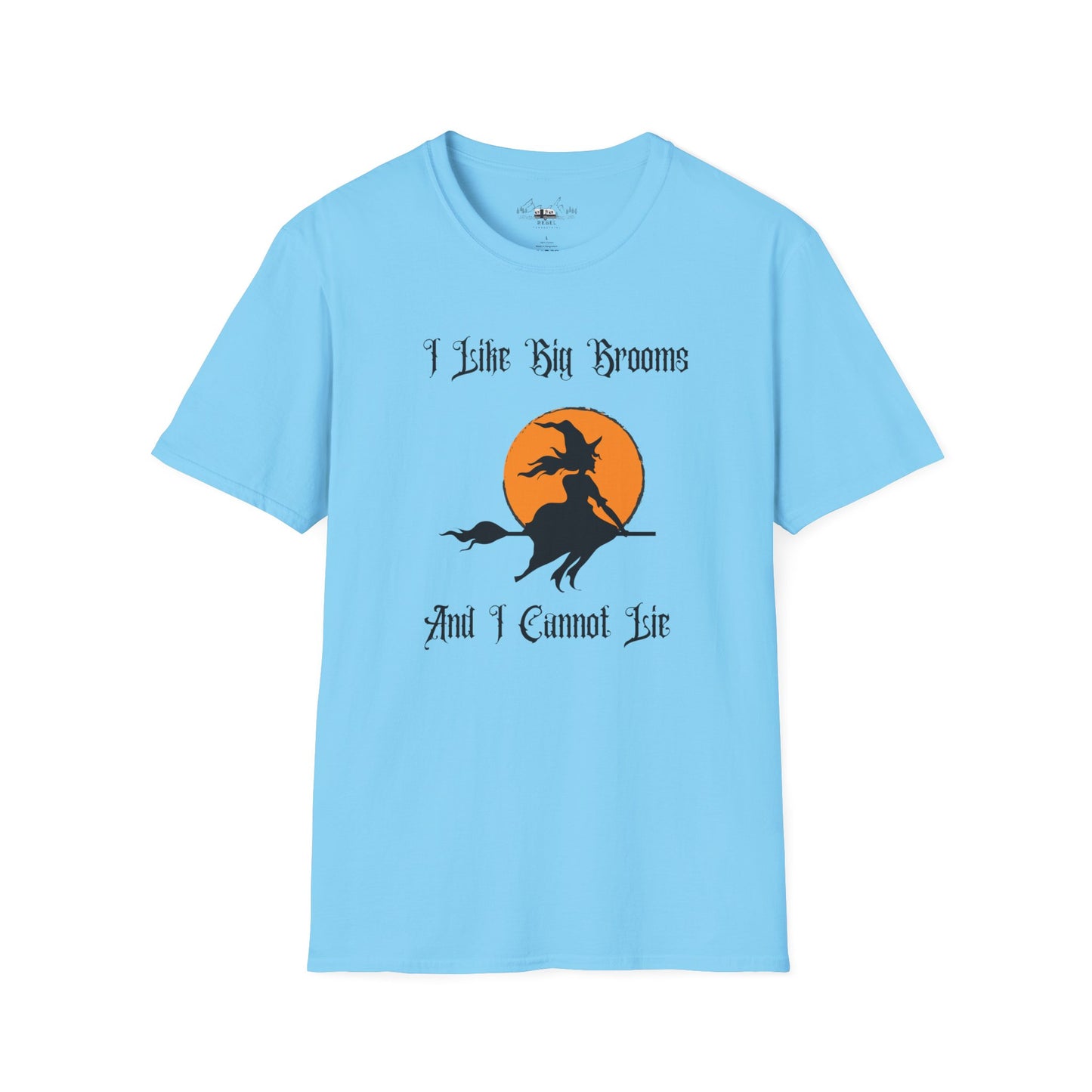 "I Like Big Brooms" Gothic Witch Unisex T-Shirt