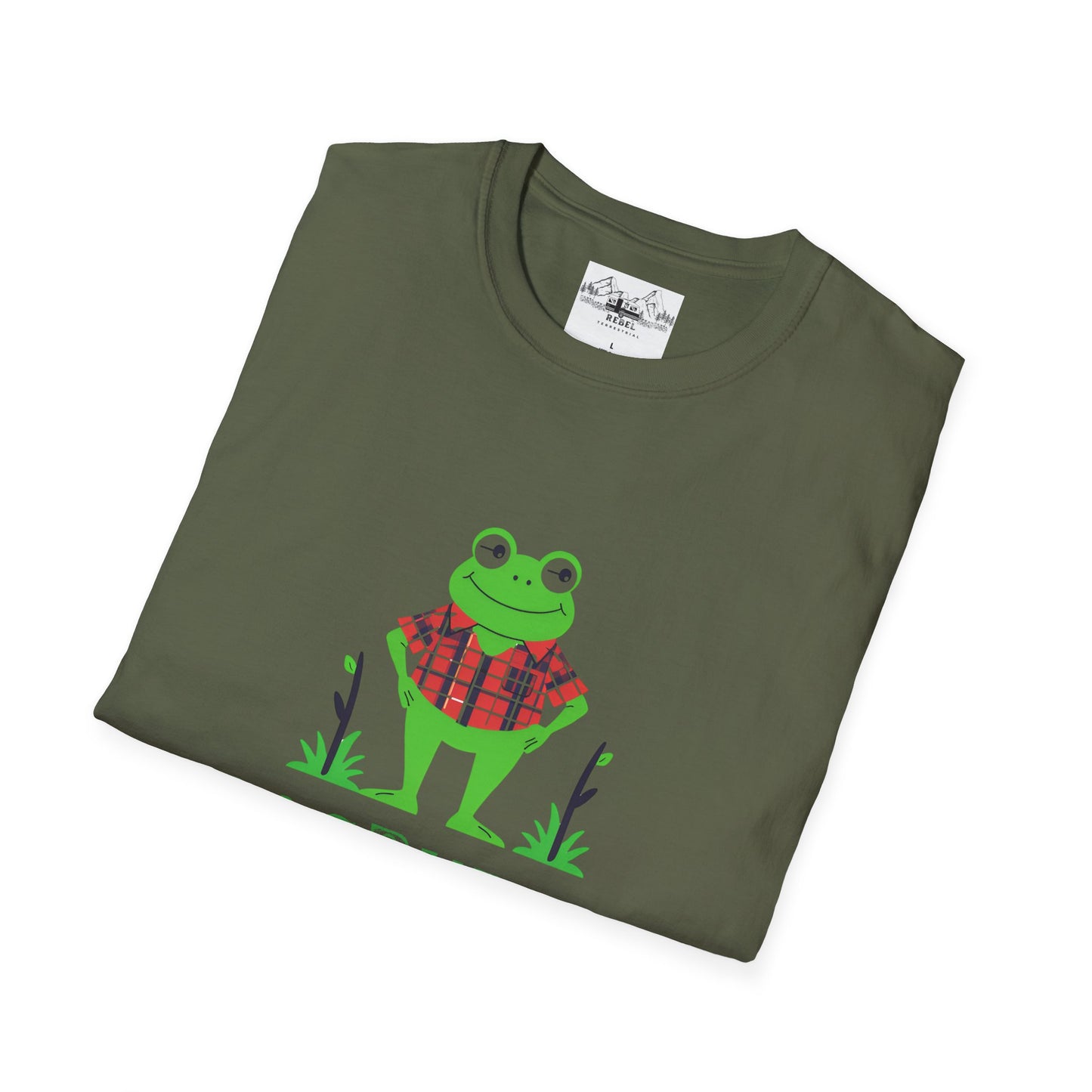 Cartoon Frog "Dagburnit" Unisex Softstyle T-Shirt – Southern Charm Meets Cozy Style