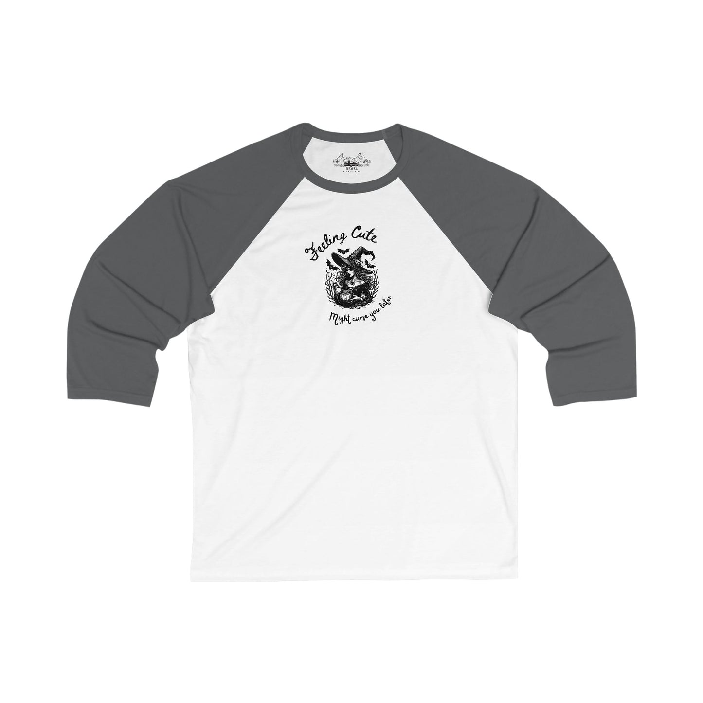Feeling Cute, Might Curse You Later Baseball Tee