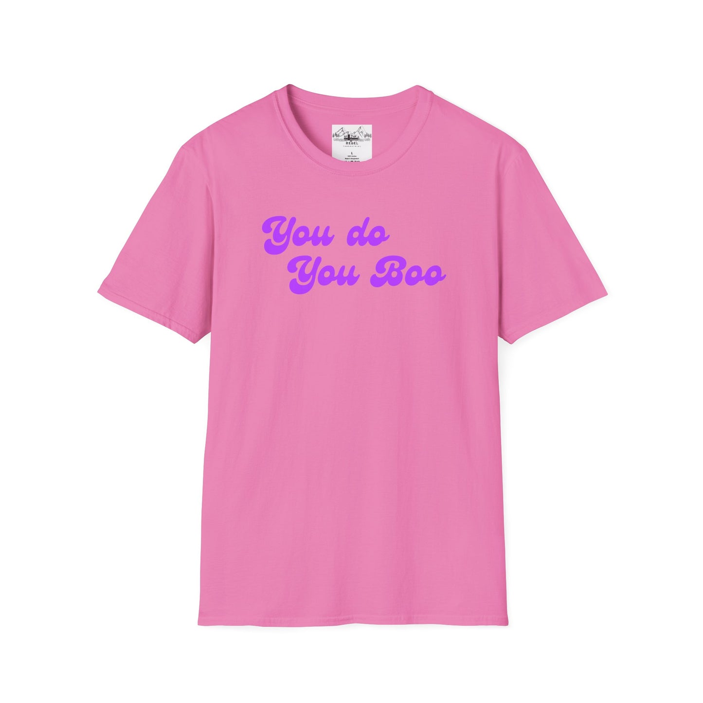 You Do You Boo – Playful Purple Lettering T-Shirt