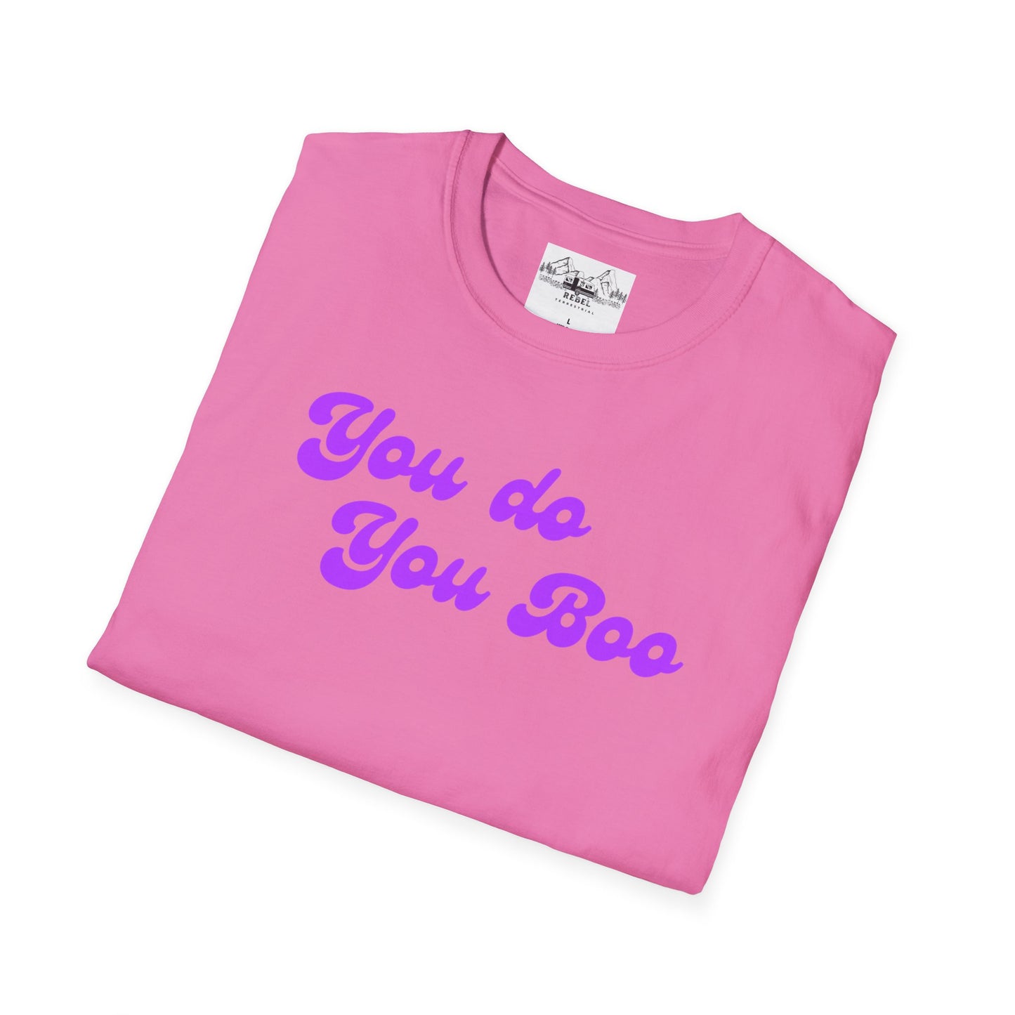 You Do You Boo – Playful Purple Lettering T-Shirt