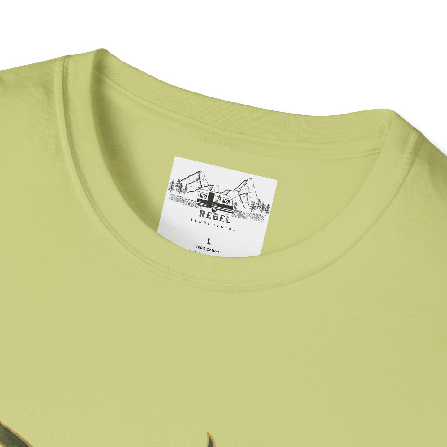 Nature Alone Is Antique – Old World Mushroom Unisex Softstyle T-Shirt | Thomas Carlyle Quote