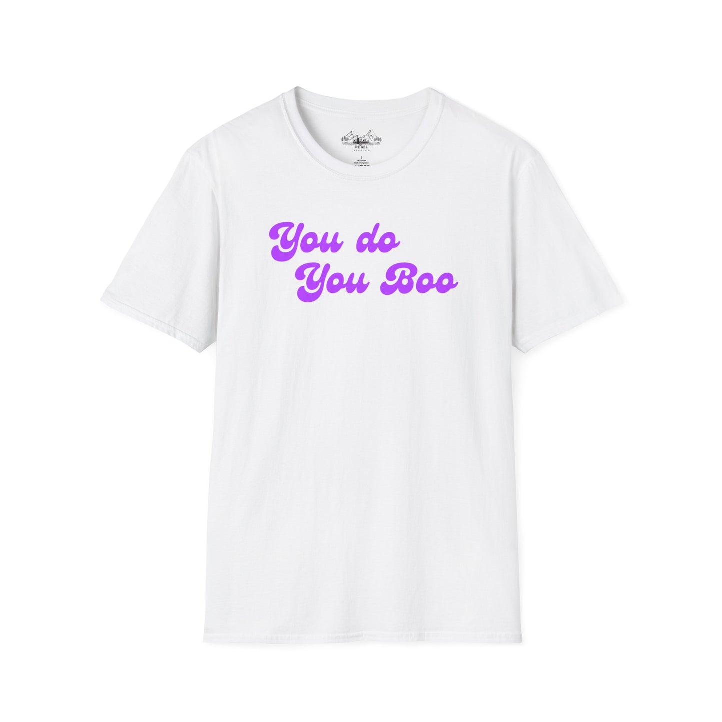 You Do You Boo – Playful Purple Lettering T-Shirt
