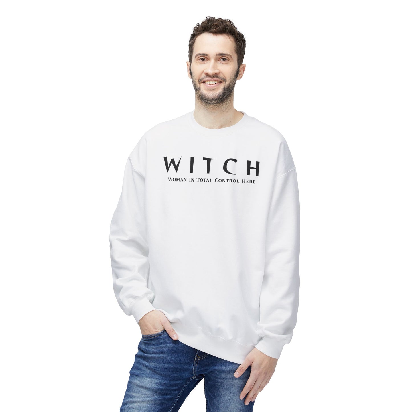 WITCH - Woman In Total Control Here Crewneck Sweatshirt