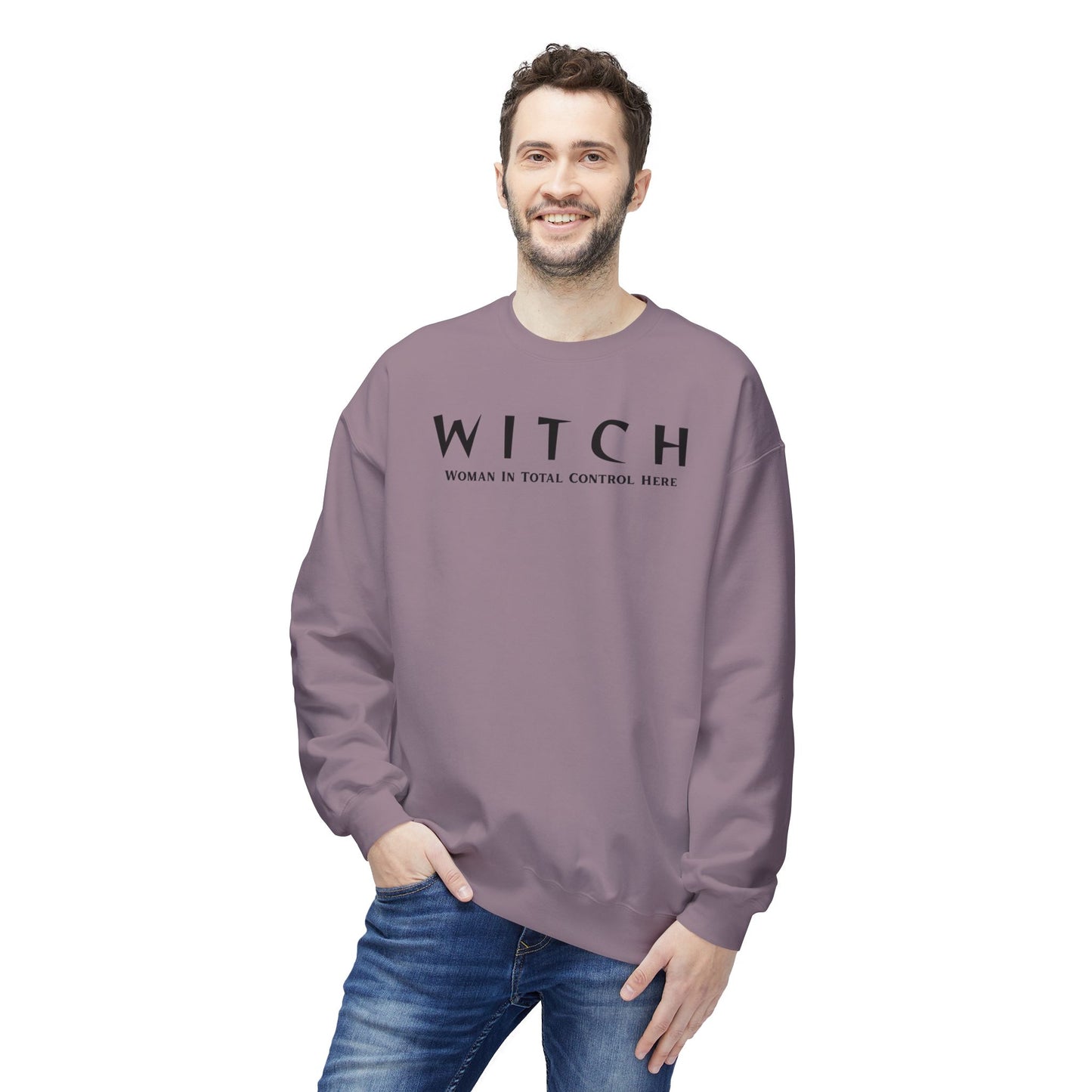 WITCH - Woman In Total Control Here Crewneck Sweatshirt