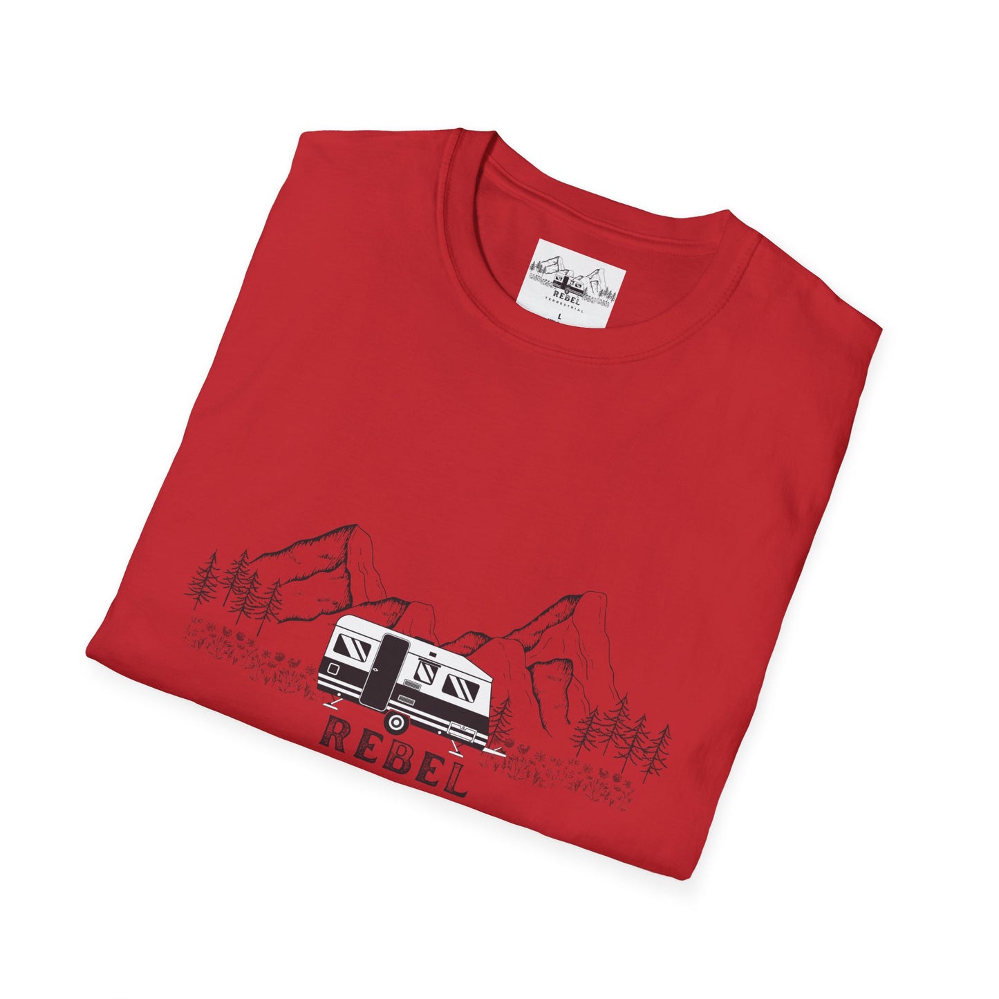 Rebel Terrestrial Mountain RV T-Shirt – For Nomads, Rebels, and Outdoor Souls