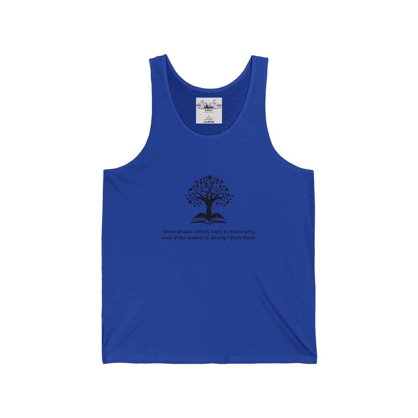 “Some People Simply Have to Know Why” – Unisex Jersey Tank
