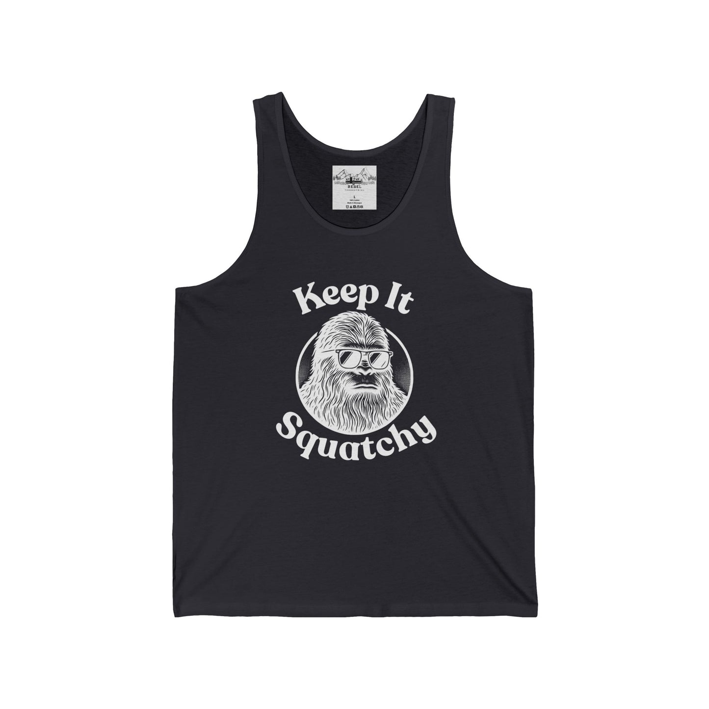 Keep It Squatchy | Bigfoot Shades Unisex Tank Top