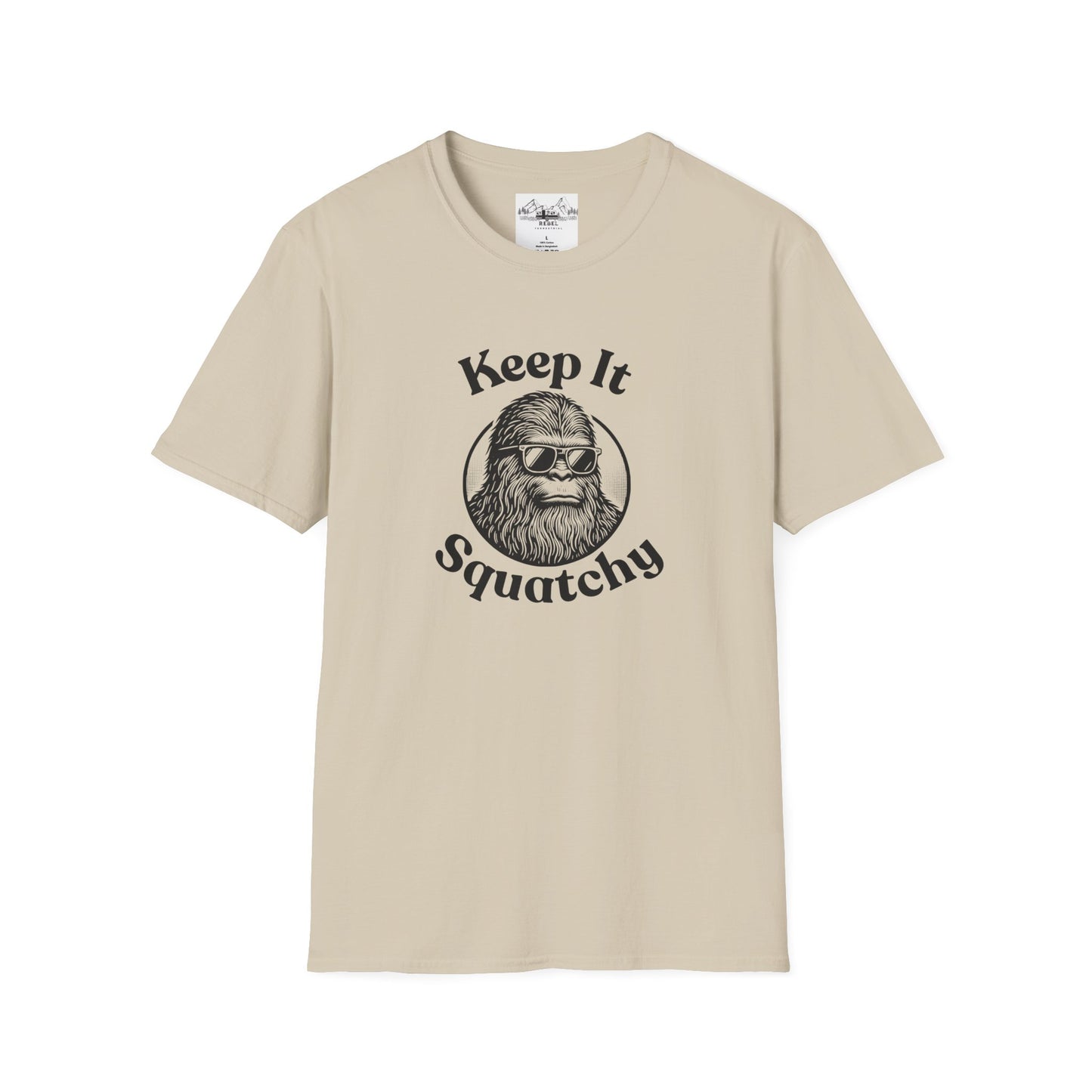 Keep It Squatchy Bigfoot T-Shirt – Unisex Softstyle Tee