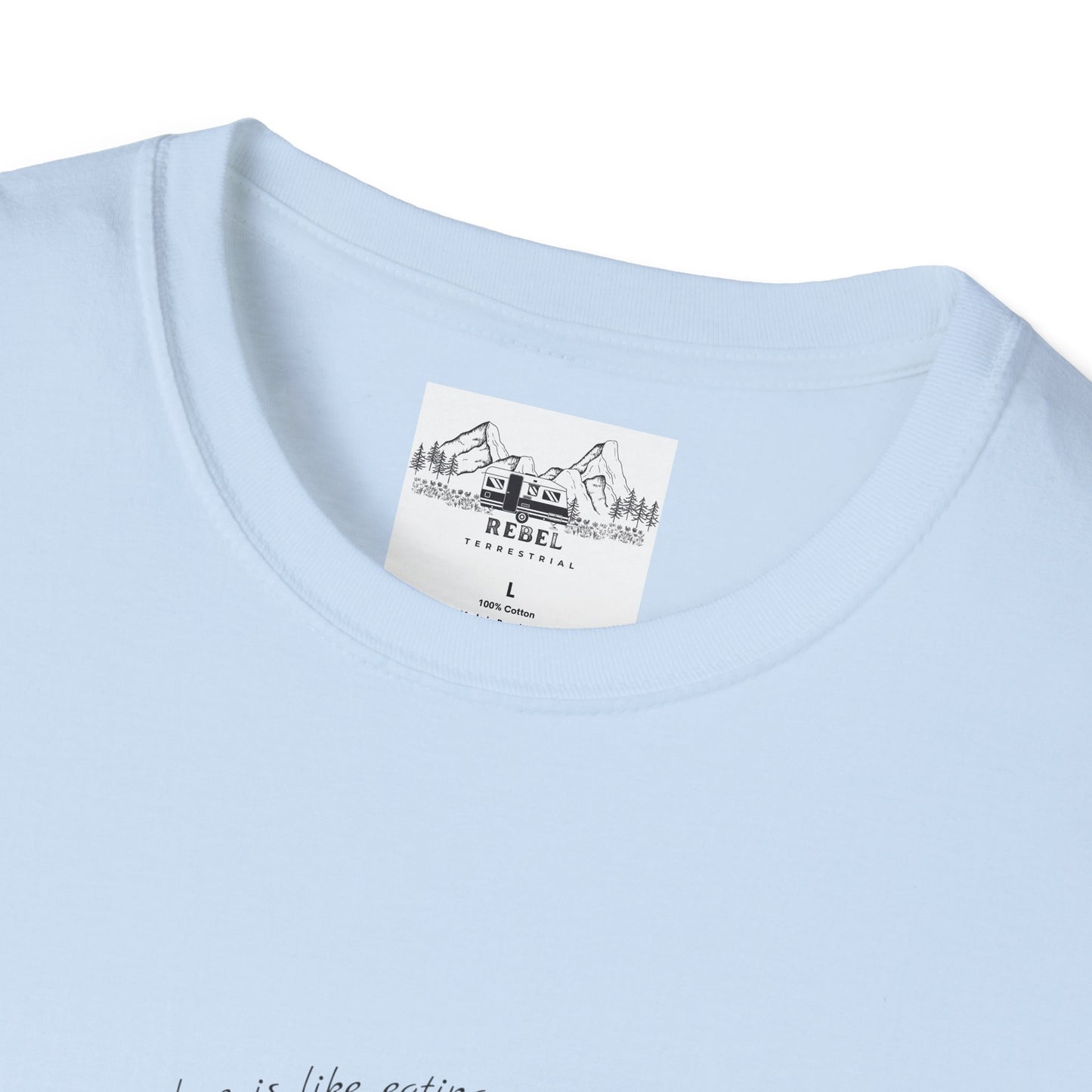 Falling in Love Is Like Eating Mushrooms – Mushroom Woman Unisex Softstyle T-Shirt