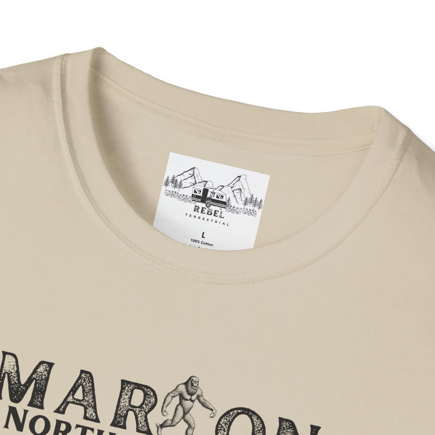 Marion North Carolina Bigfoot T-Shirt – Unisex Softstyle Tee