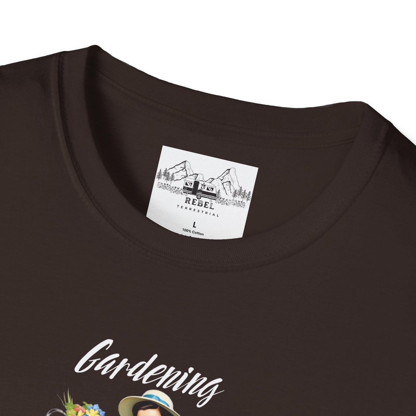 Gardening, Because Murder is Wrong – Vintage Humor T-Shirt