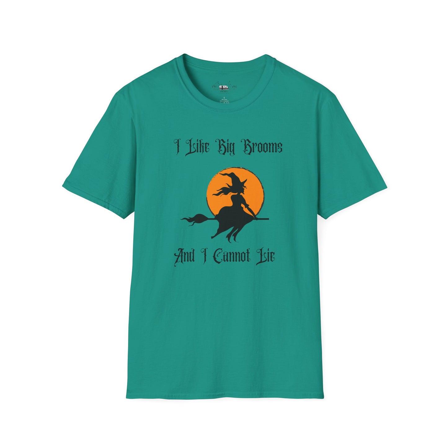 "I Like Big Brooms" Gothic Witch Unisex T-Shirt
