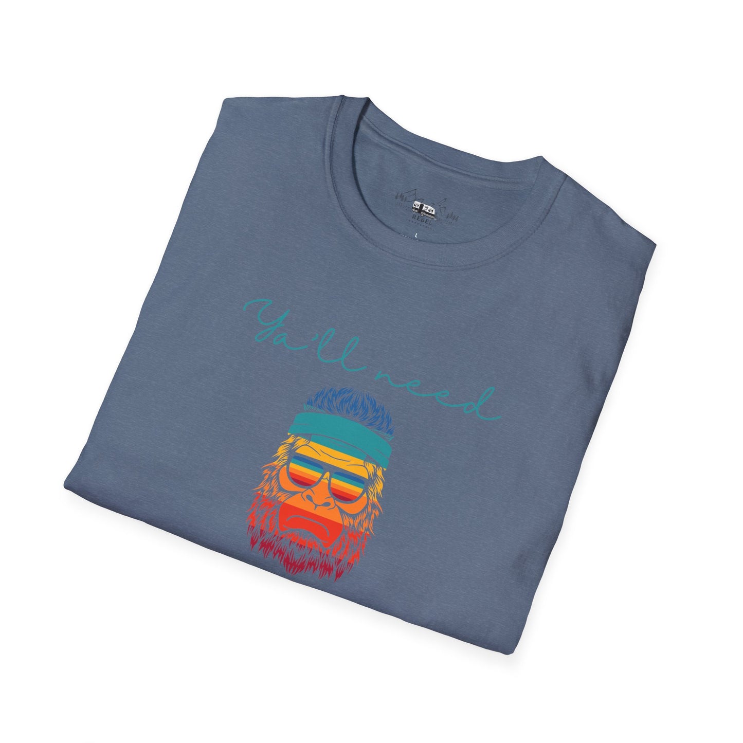 Y’all Need Therapy – Rainbow Bigfoot T-Shirt | Unisex Softstyle Tee