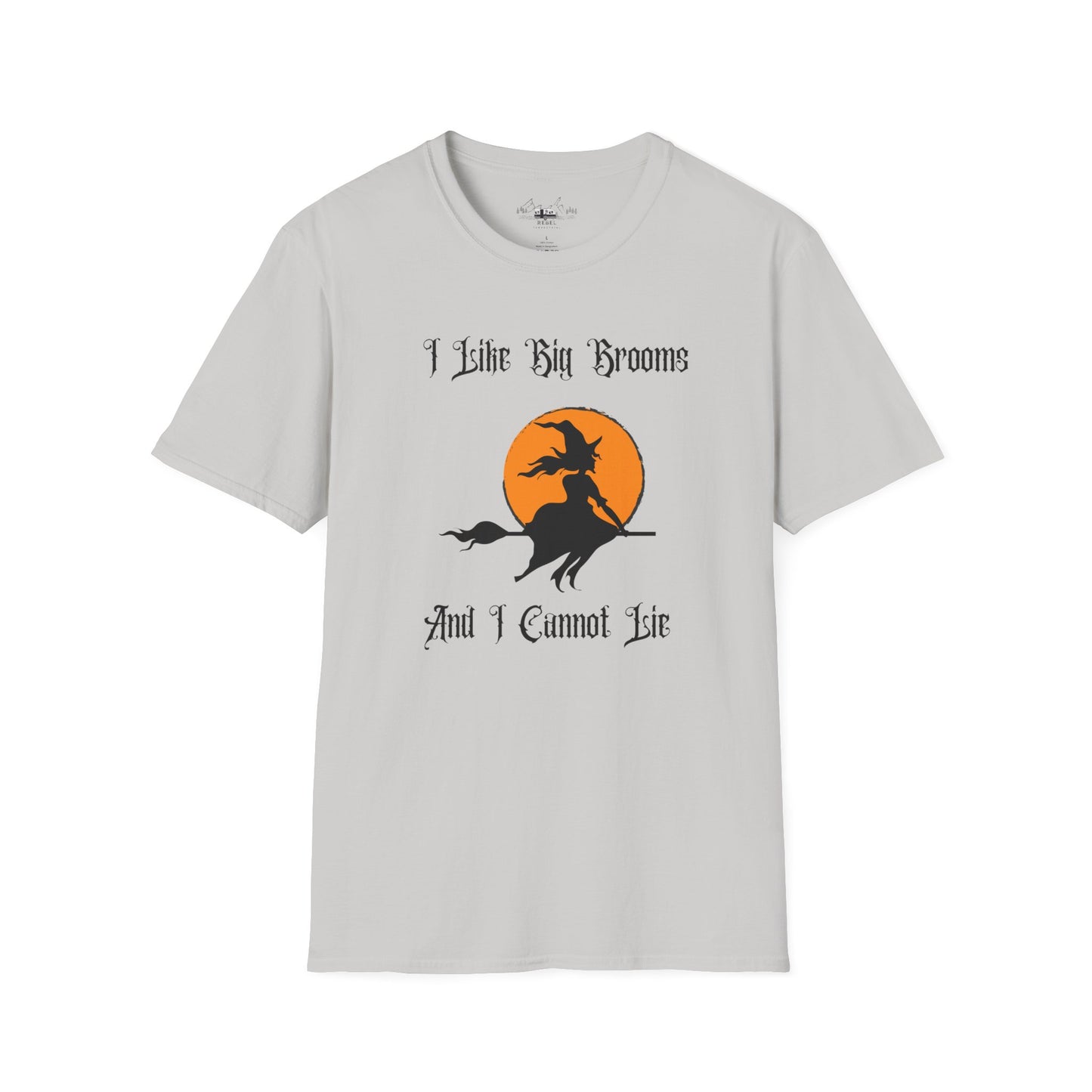 "I Like Big Brooms" Gothic Witch Unisex T-Shirt