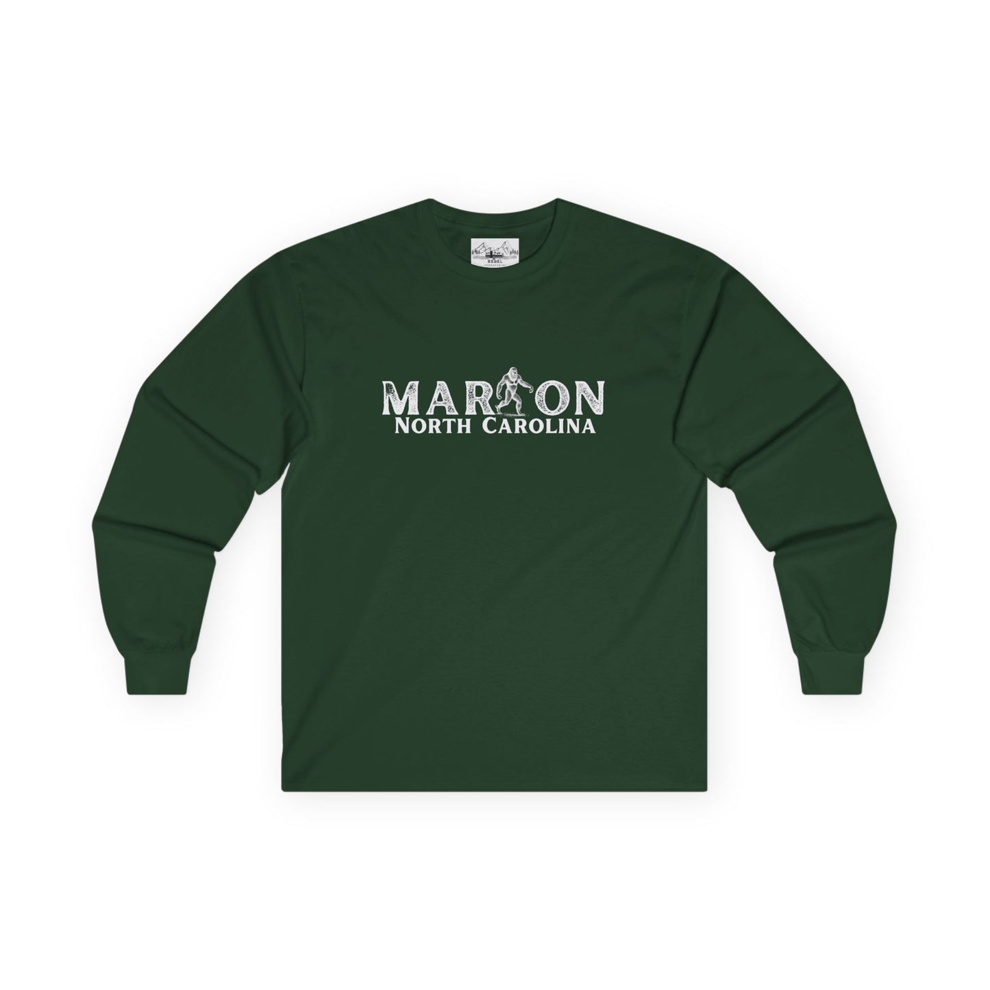 Marion NC Bigfoot Long Sleeve Tee – Celebrate the Legend