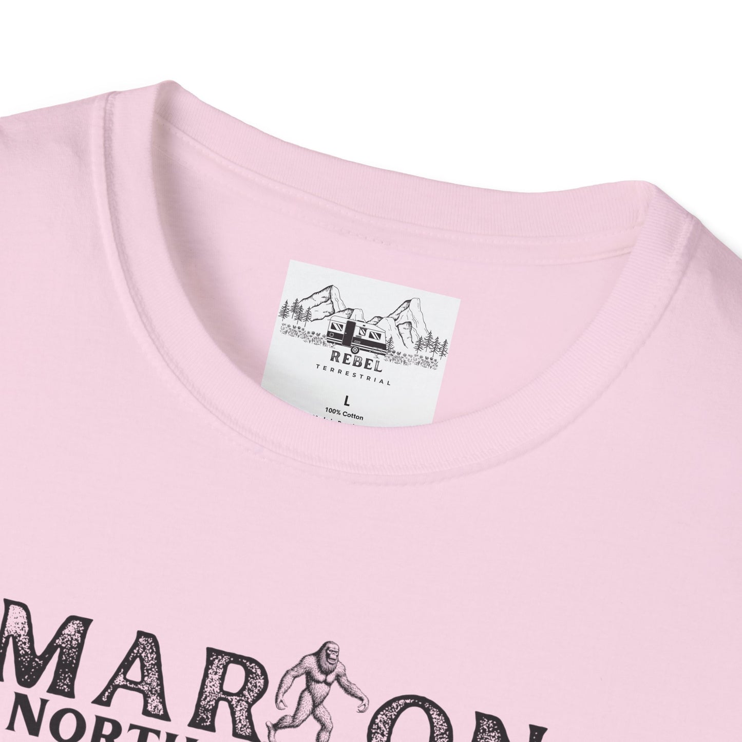 Marion North Carolina Bigfoot T-Shirt – Unisex Softstyle Tee