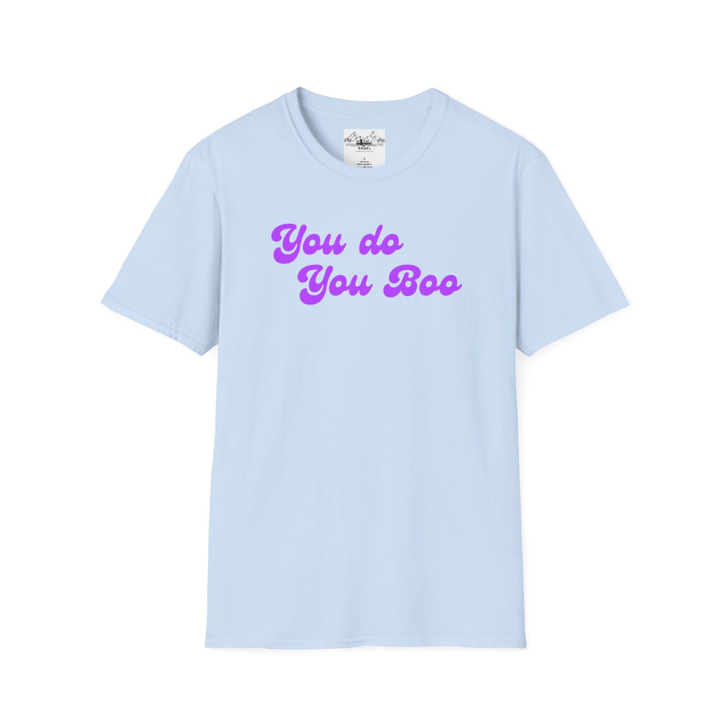 You Do You Boo – Playful Purple Lettering T-Shirt