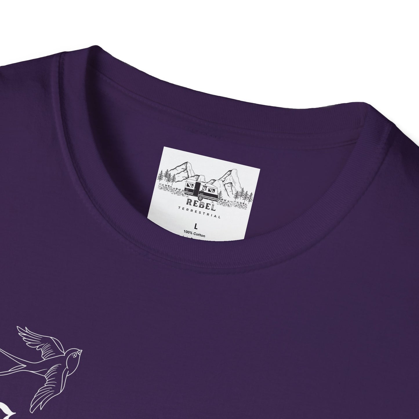 Jesus Loves You and Your Tattoos – Tattoo Dove & Heart T-Shirt