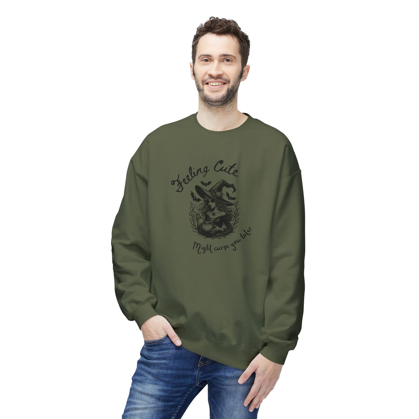 Feeling Cute, Might Curse You Later Sweatshirt