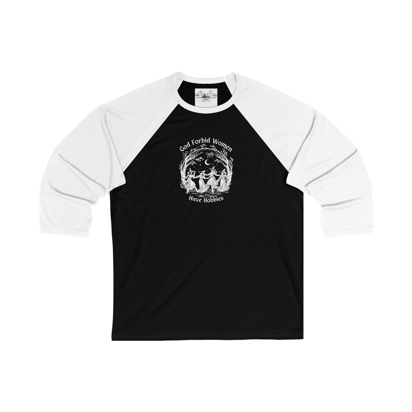"God Forbid, Women Have Hobbies" Unisex 3/4 Sleeve Baseball Tee