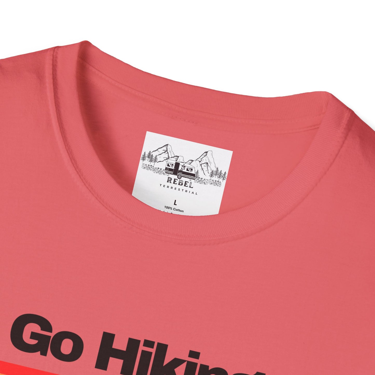 Go Hiking – Worst Case Scenario You Eat Your Friends | Retro Unisex Softstyle T-Shirt