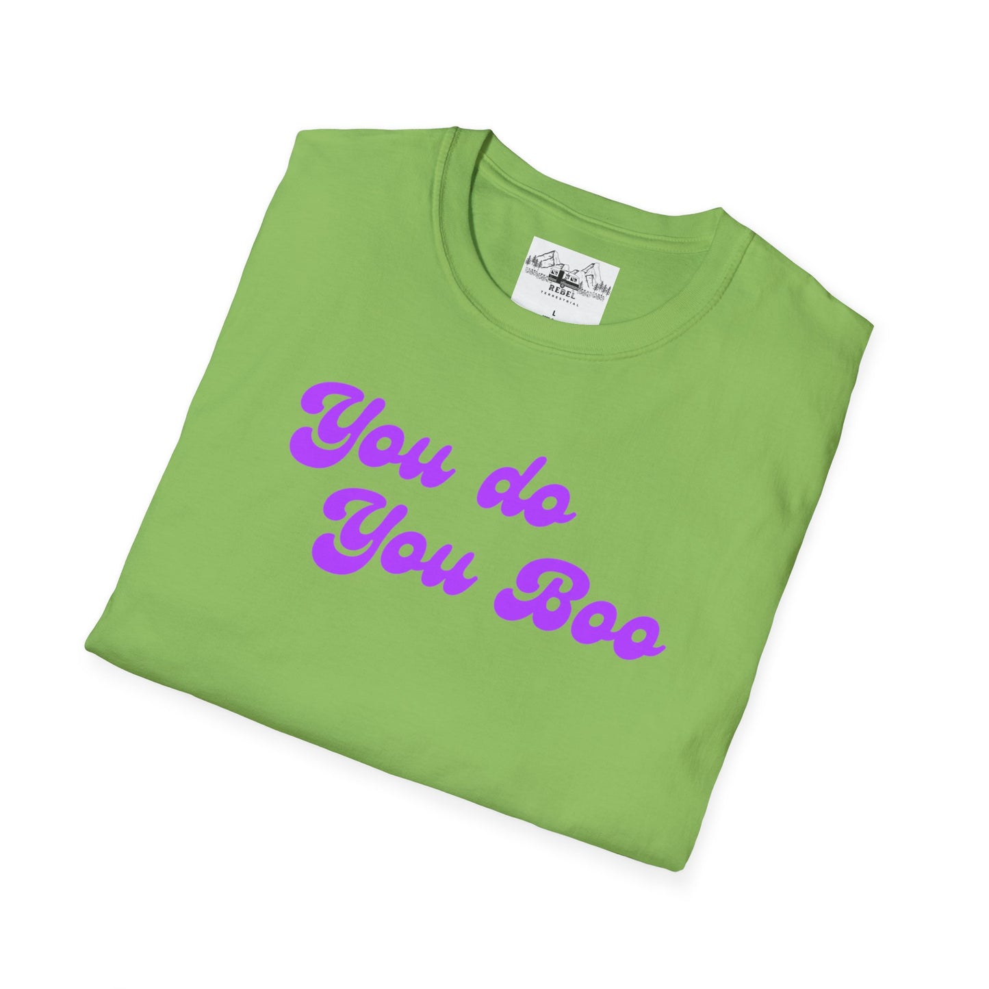You Do You Boo – Playful Purple Lettering T-Shirt