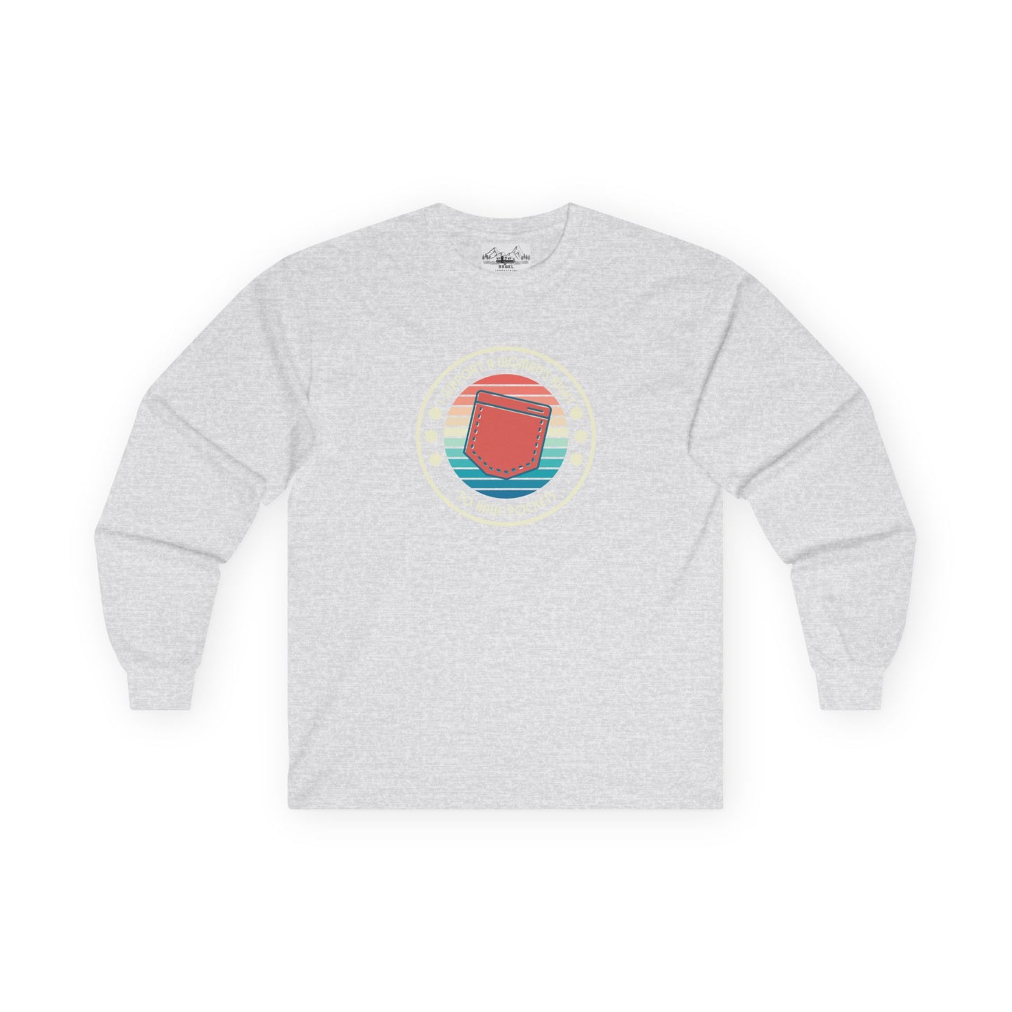 "I Support a Woman’s Right to Have Pockets" – Retro Long Sleeve Tee
