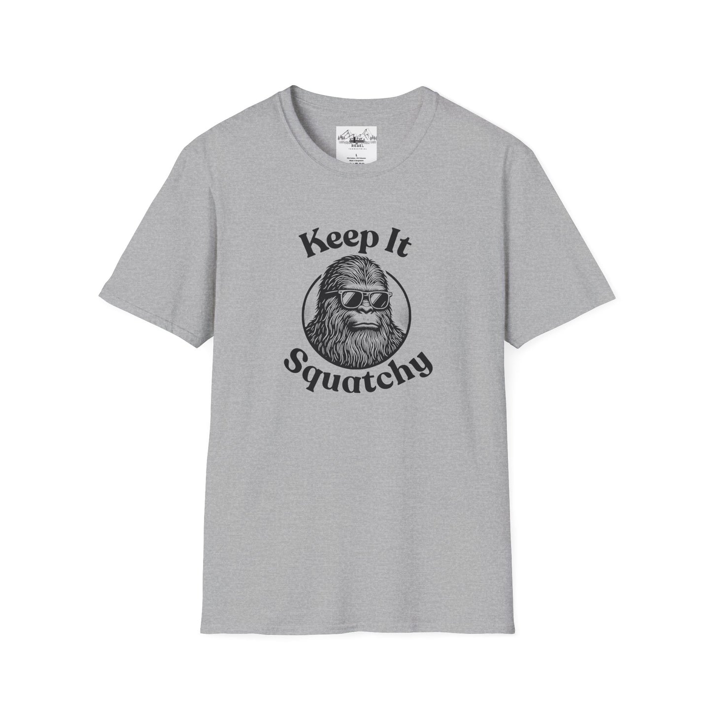 Keep It Squatchy Bigfoot T-Shirt – Unisex Softstyle Tee