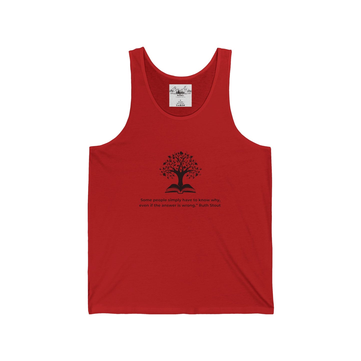 “Some People Simply Have to Know Why” – Unisex Jersey Tank