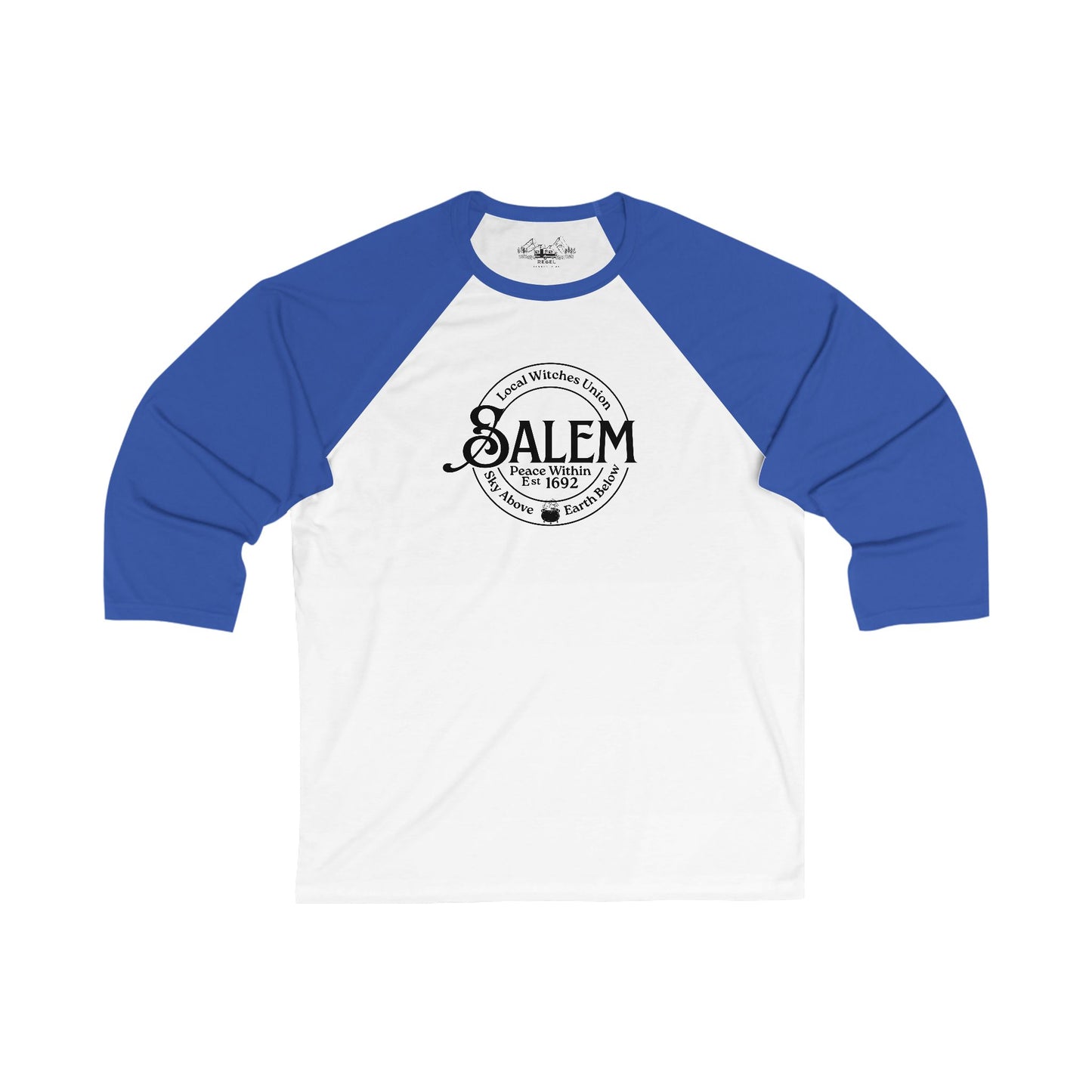 Salem Local Witches Union 3/4 Sleeve Baseball Tee